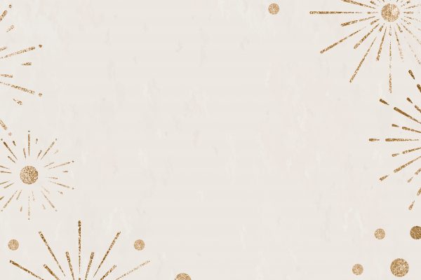 Sparkling Firework Beige Background – Elegant New Year Celebration Design